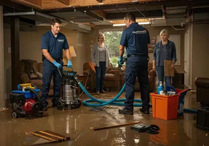 Basement Water Extraction and Removal Techniques process in Shady Shores, TX